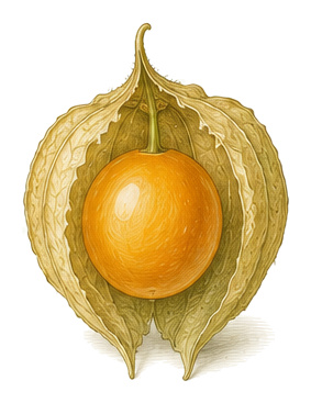 Physalis peruviana (Physalis peruviana): plant portrait - Fruit, Nightshade family, Harvest July - October