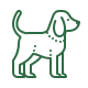 Hund Icon für Tiersicherheitsbewertung
