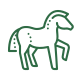 Pferd Icon für Tiersicherheitsbewertung