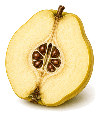 Quitte (Cydonia oblonga): Pflanzenportrait - Obst, Rosengewächse, Ernten September - November