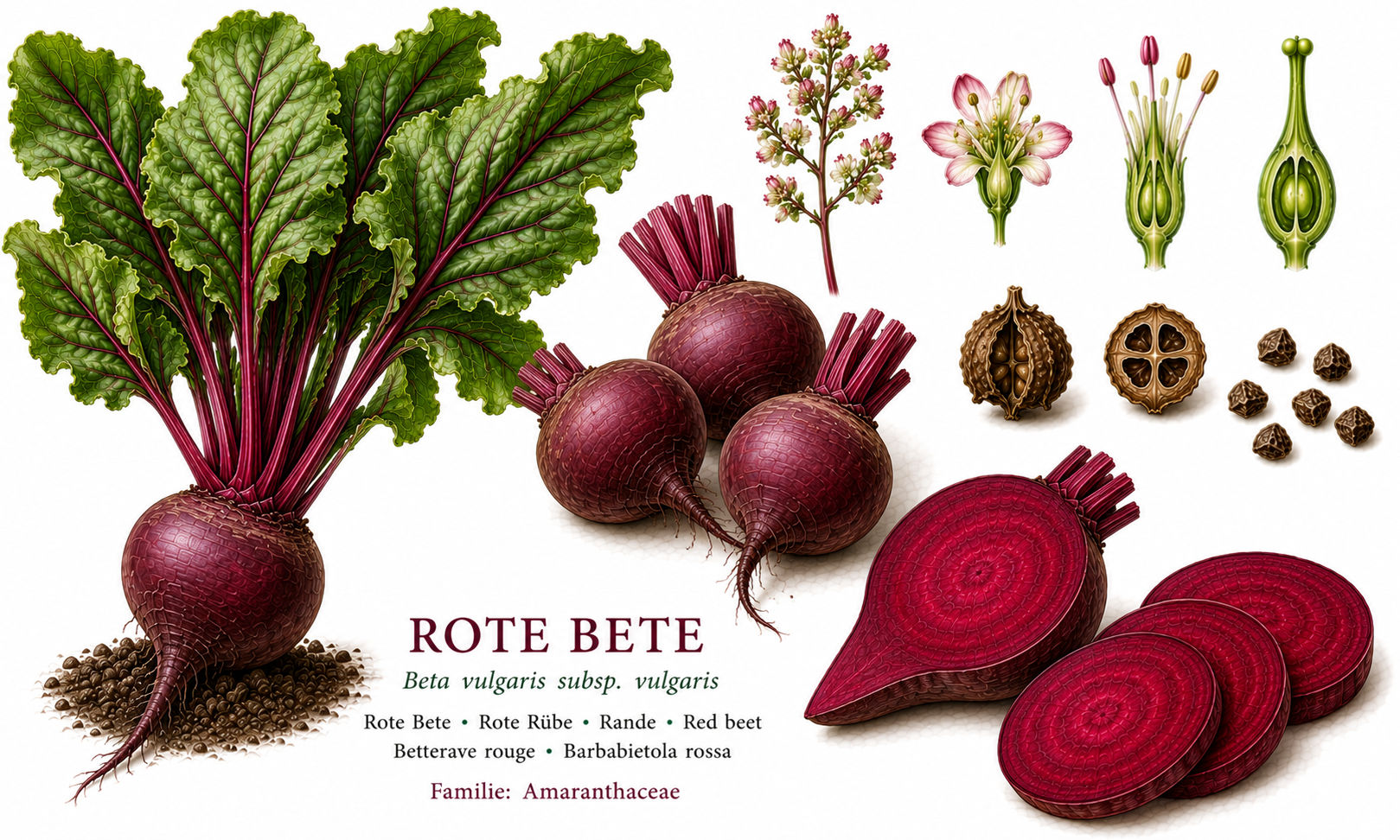 beet (Beta vulgaris subsp. vulgaris Conditiva Group): plant portrait for plant portrait - Vegetables, Amaranthaceae, Harvest