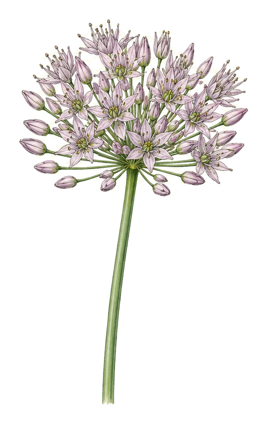 Shallot (Allium ascalonicum): whole plant for plant portrait - Alliums, Amaryllis family, Harvest July - August