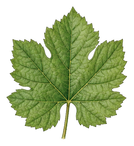 table grape (Vitis vinifera): whole plant for plant portrait - Berries, Grape family, Harvest August - October