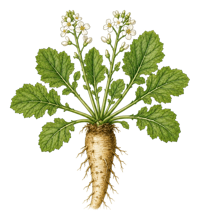 Skirret (Sium sisarum): whole plant for plant portrait - Root vegetables, Carrot family, Harvest January - February, October